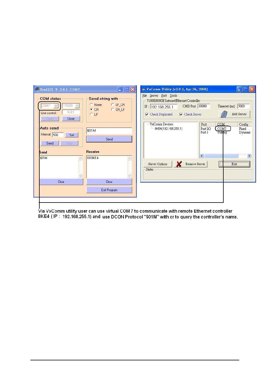 3 via vxcomm technology | ICP DAS USA 8KE8 User Manual | Page 36 / 90