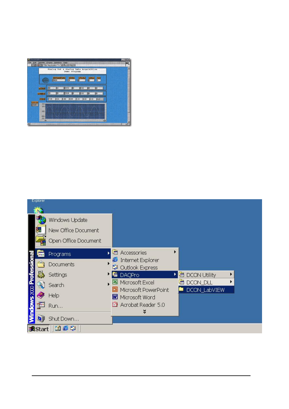 5 dcon labview, 1 procedure for using dcon_labview, Dcon labview | ICP DAS USA 8KE8 User Manual | Page 50 / 90