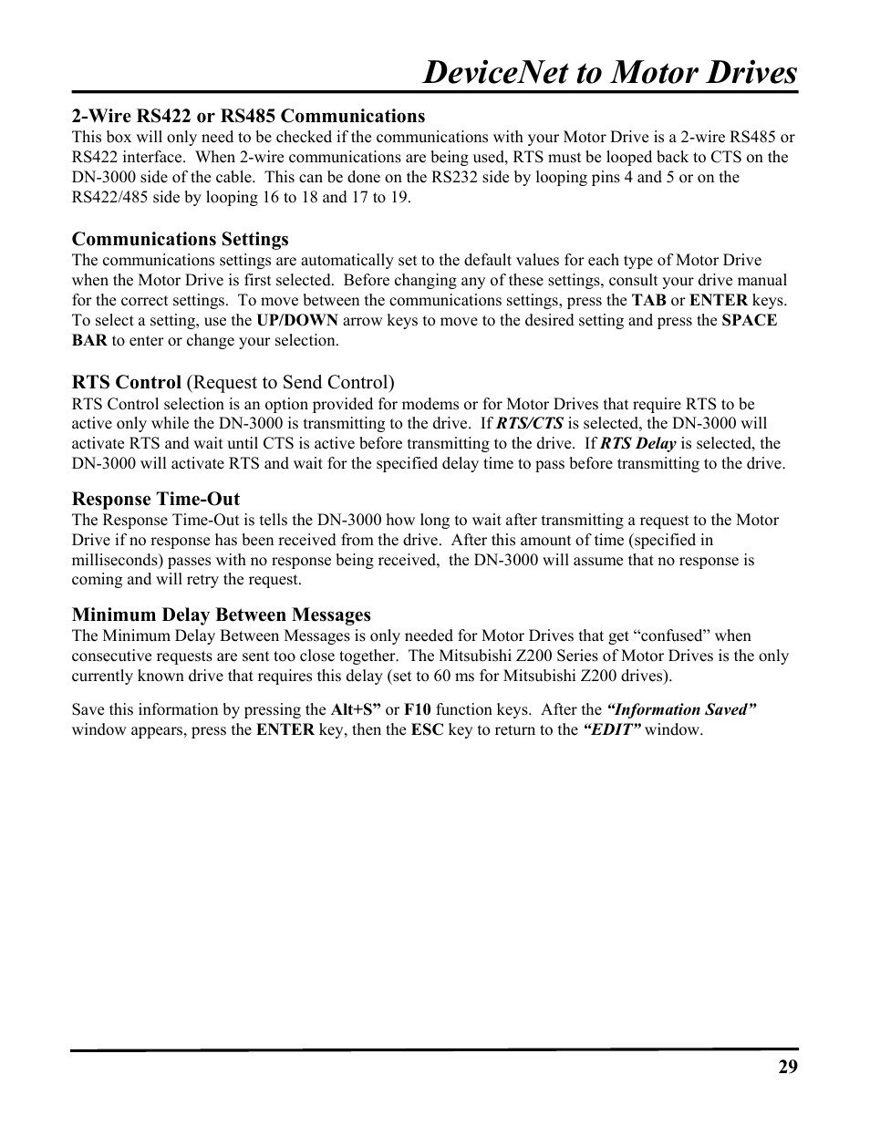 Devicenet to motor drives | ICP DAS USA DB25 User Manual | Page 35 / 82