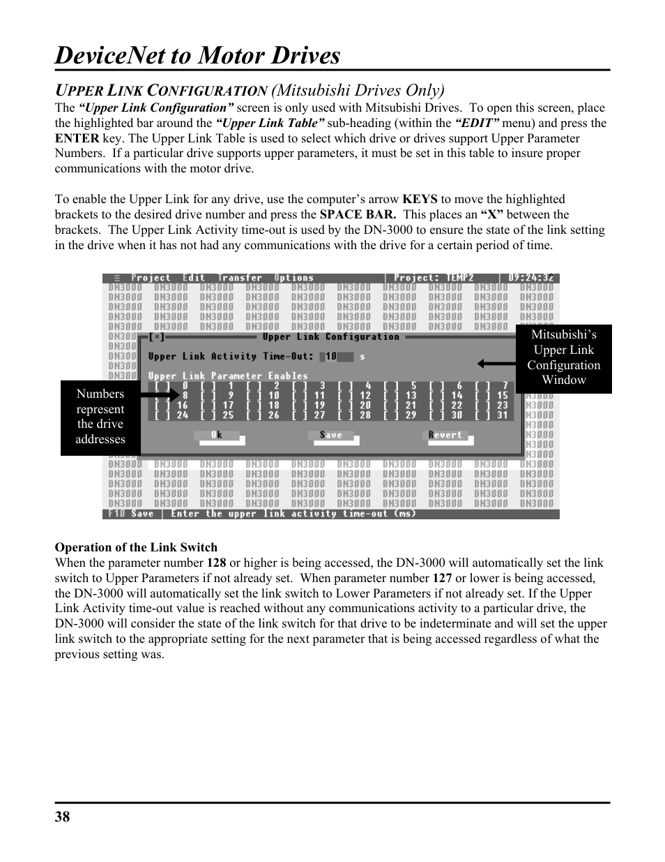 Devicenet to motor drives, Mitsubishi drives only) | ICP DAS USA DB25 User Manual | Page 44 / 82