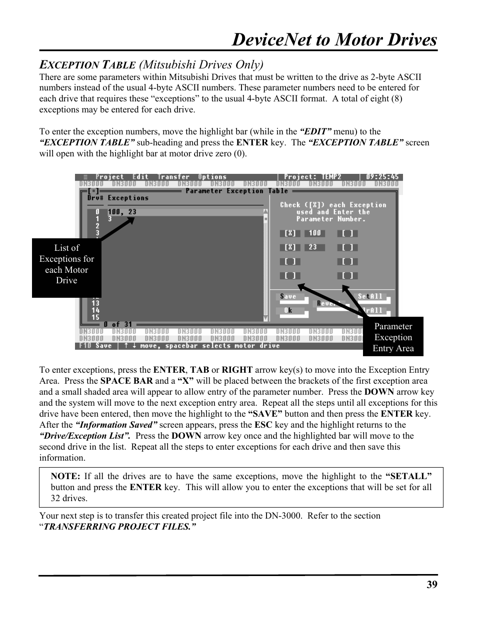 Devicenet to motor drives, Mitsubishi drives only) | ICP DAS USA DB25 User Manual | Page 45 / 82