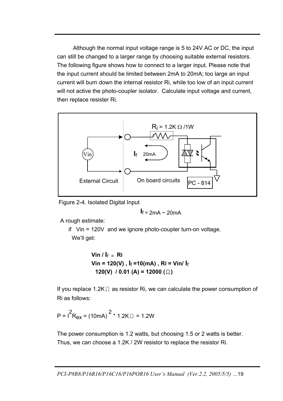 ICP DAS USA PCI-P16C16 User Manual | Page 19 / 48