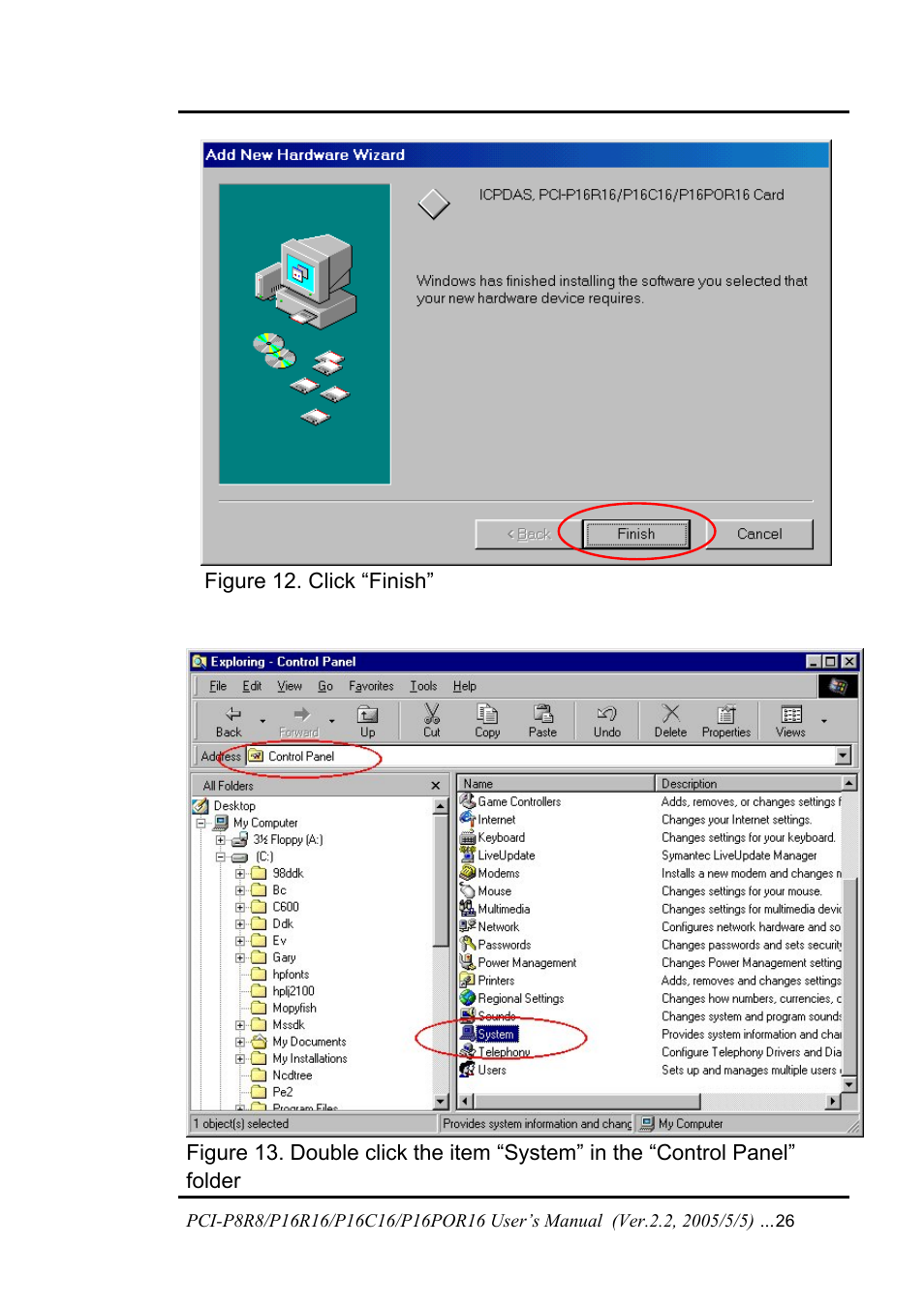 ICP DAS USA PCI-P16C16 User Manual | Page 26 / 48