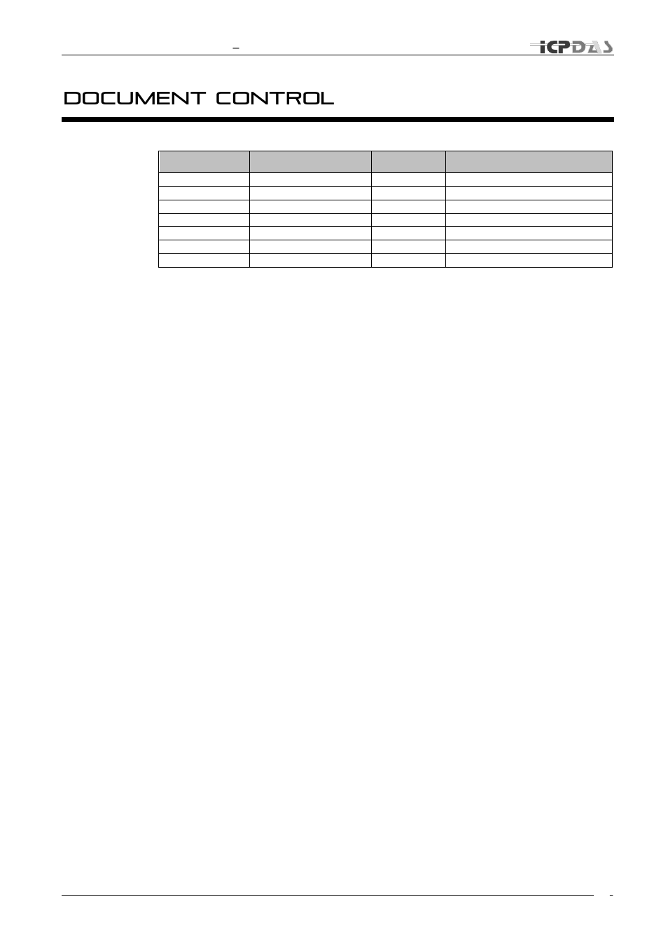 Document control | ICP DAS USA TDRS4050601 User Manual | Page 3 / 77