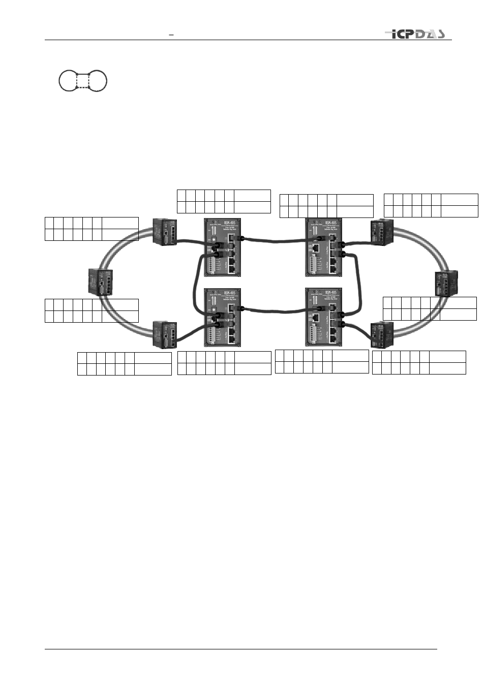 Two rings coupling with two phase recovering, 24 two rings coupling with two phase recovering | ICP DAS USA TDRS4050601 User Manual | Page 32 / 77