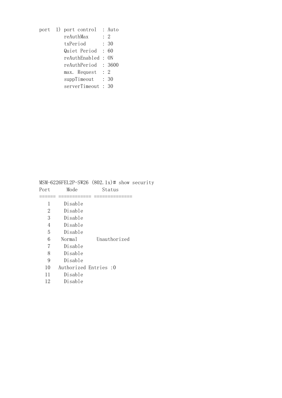 Show security | ICP DAS USA MSM-6226 User Manual | Page 195 / 295