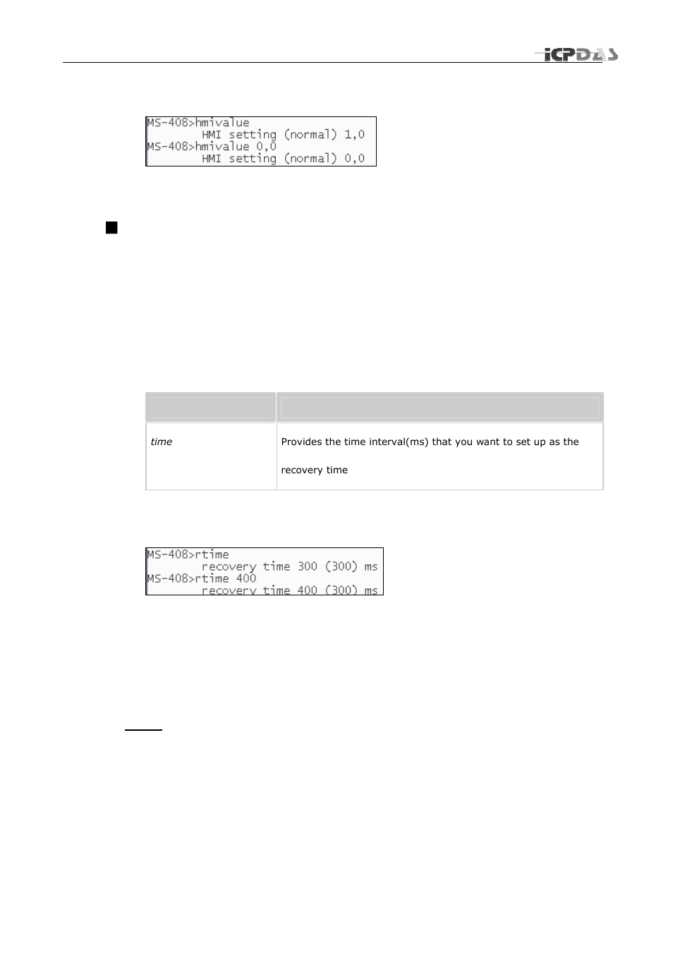 Rtime [time | ICP DAS USA MSM-508 User Manual | Page 14 / 18