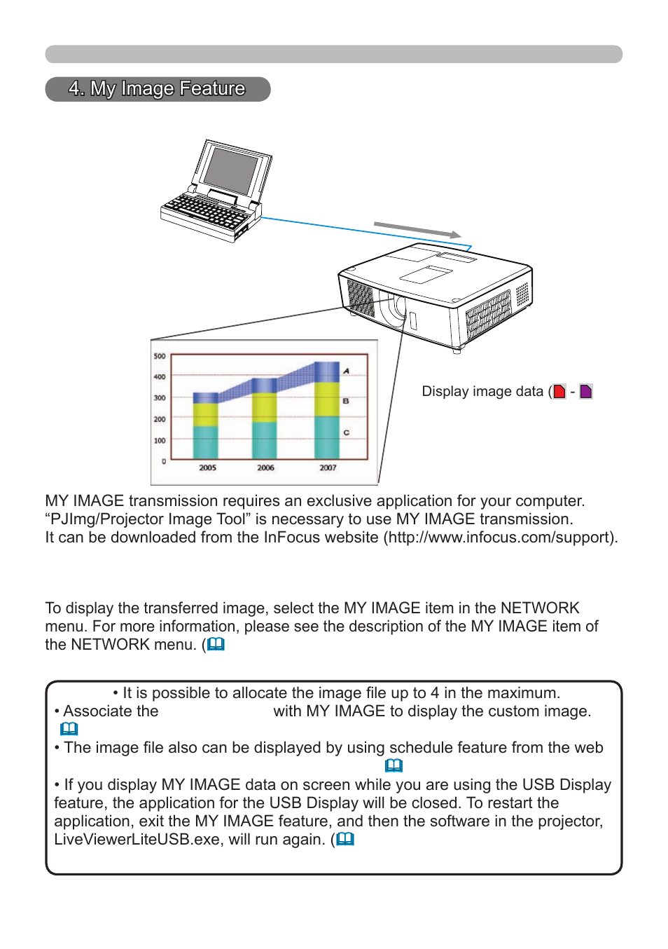 My image feature | InFocus IN5122 User Manual | Page 71 / 89