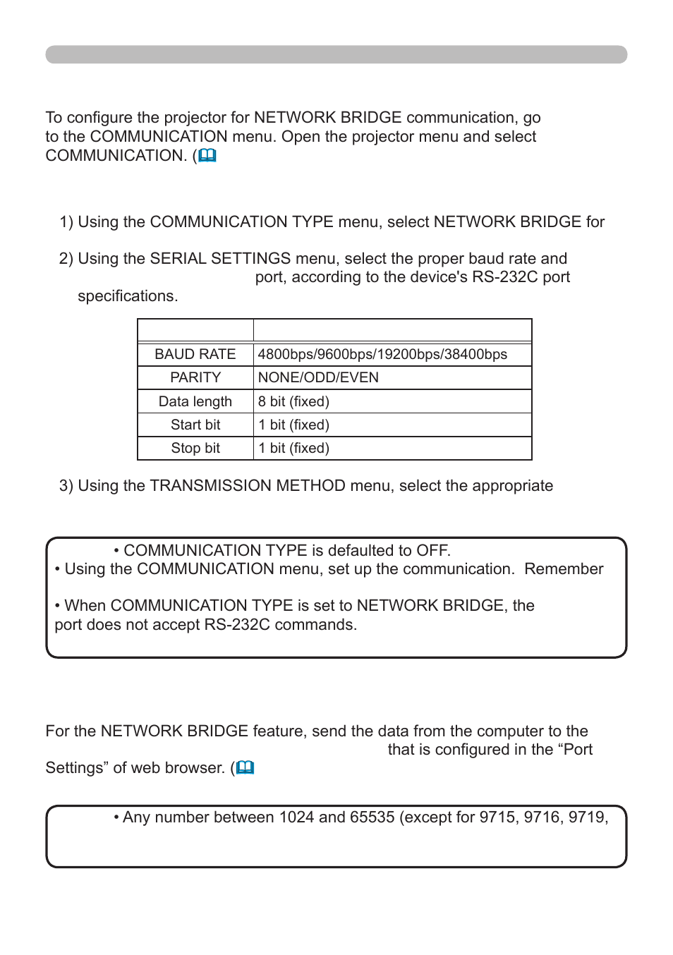 2 communication setup 6.3 communication port | InFocus IN5122 User Manual | Page 76 / 89