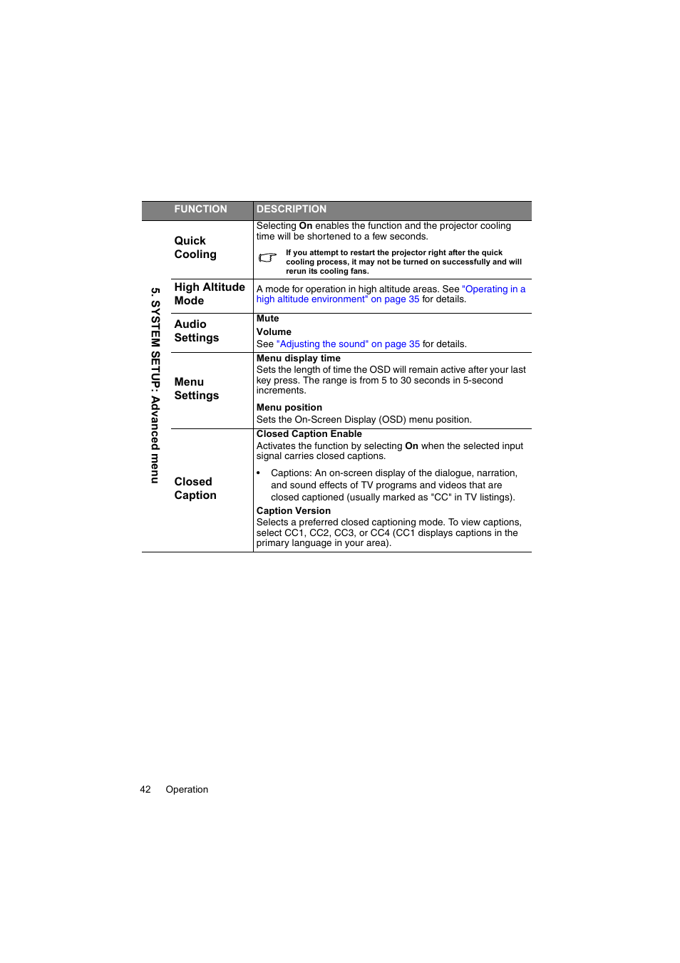 InFocus IN100 User Manual | Page 42 / 55