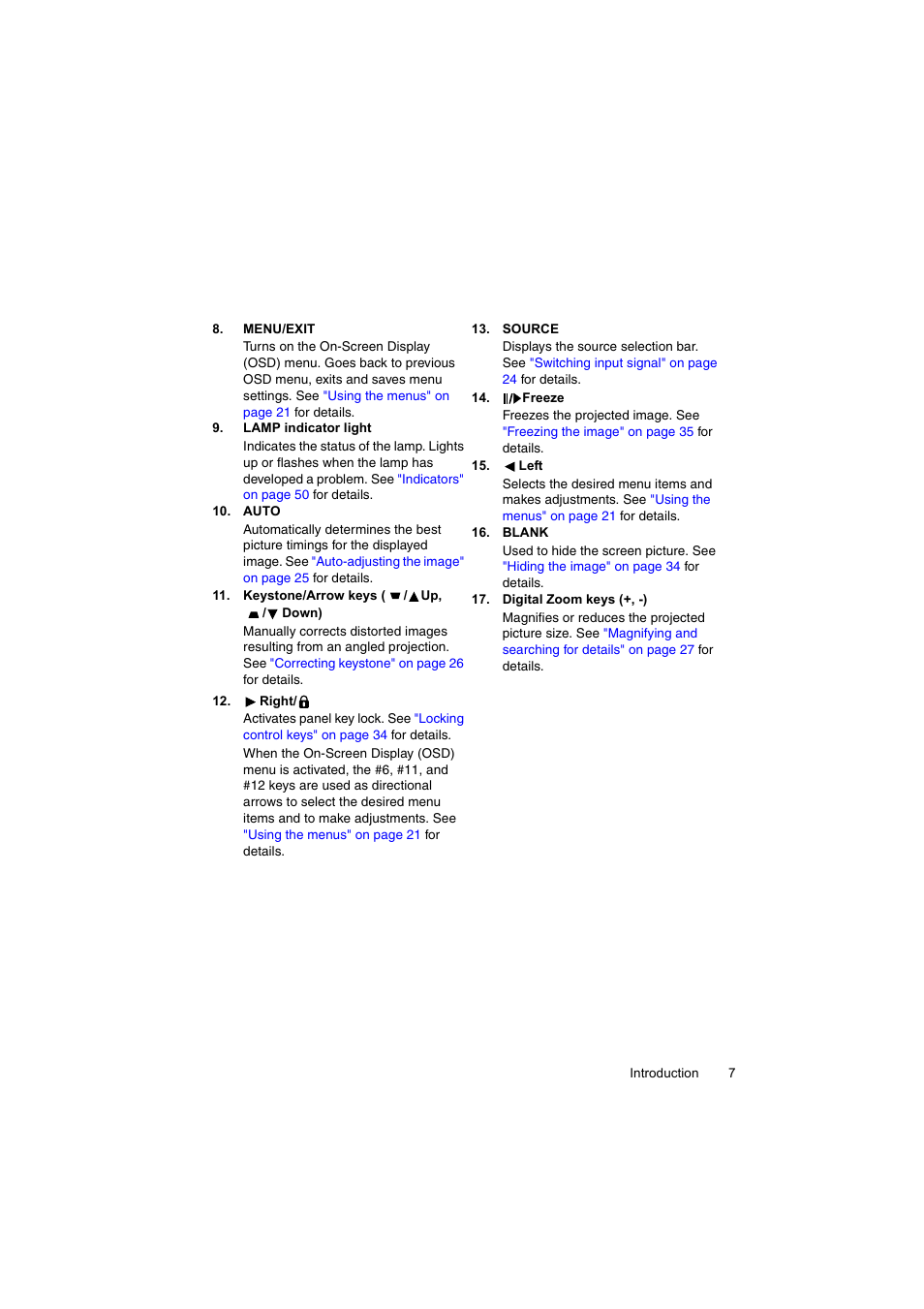 InFocus IN100 User Manual | Page 7 / 55