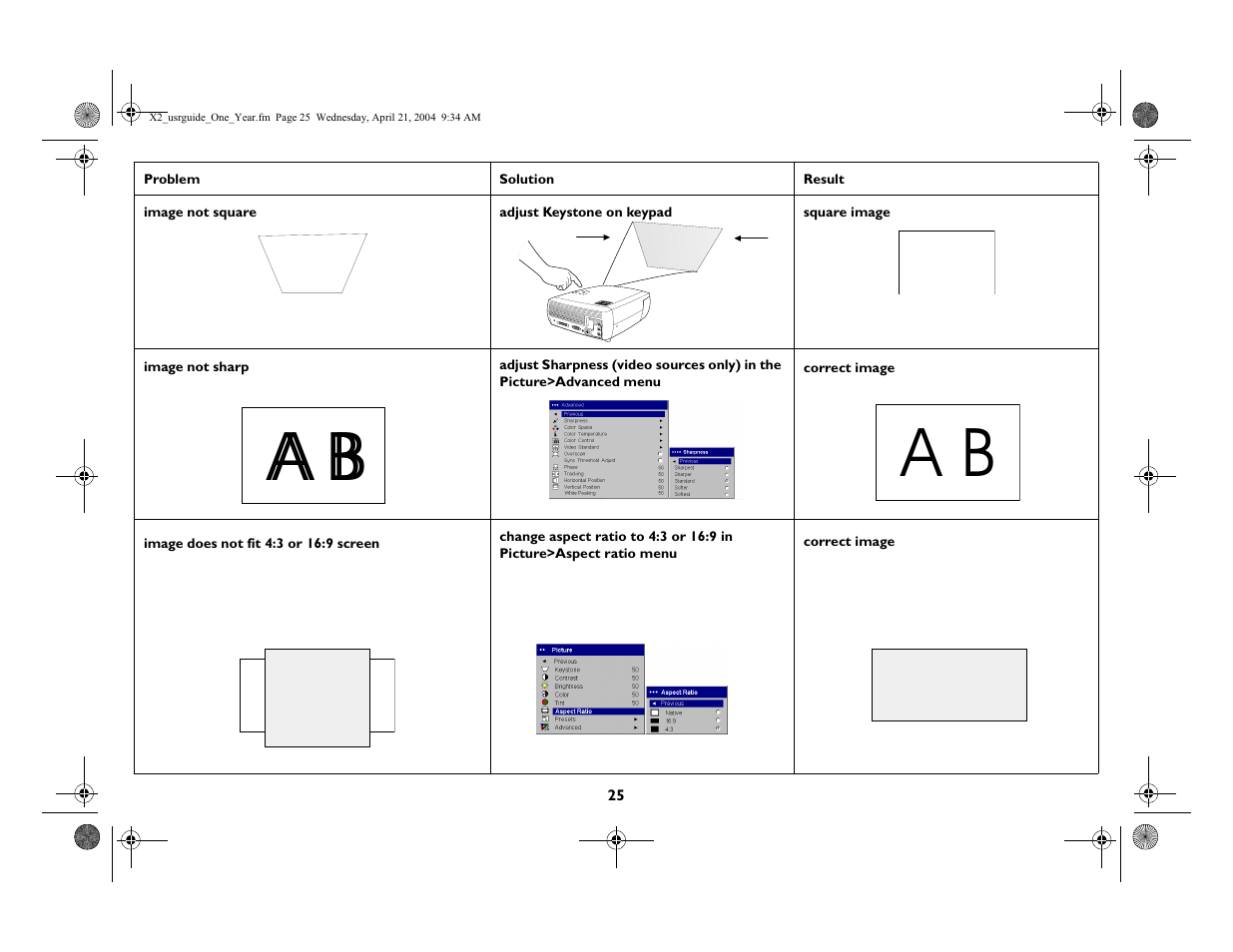 InFocus X2 User Manual | Page 25 / 49