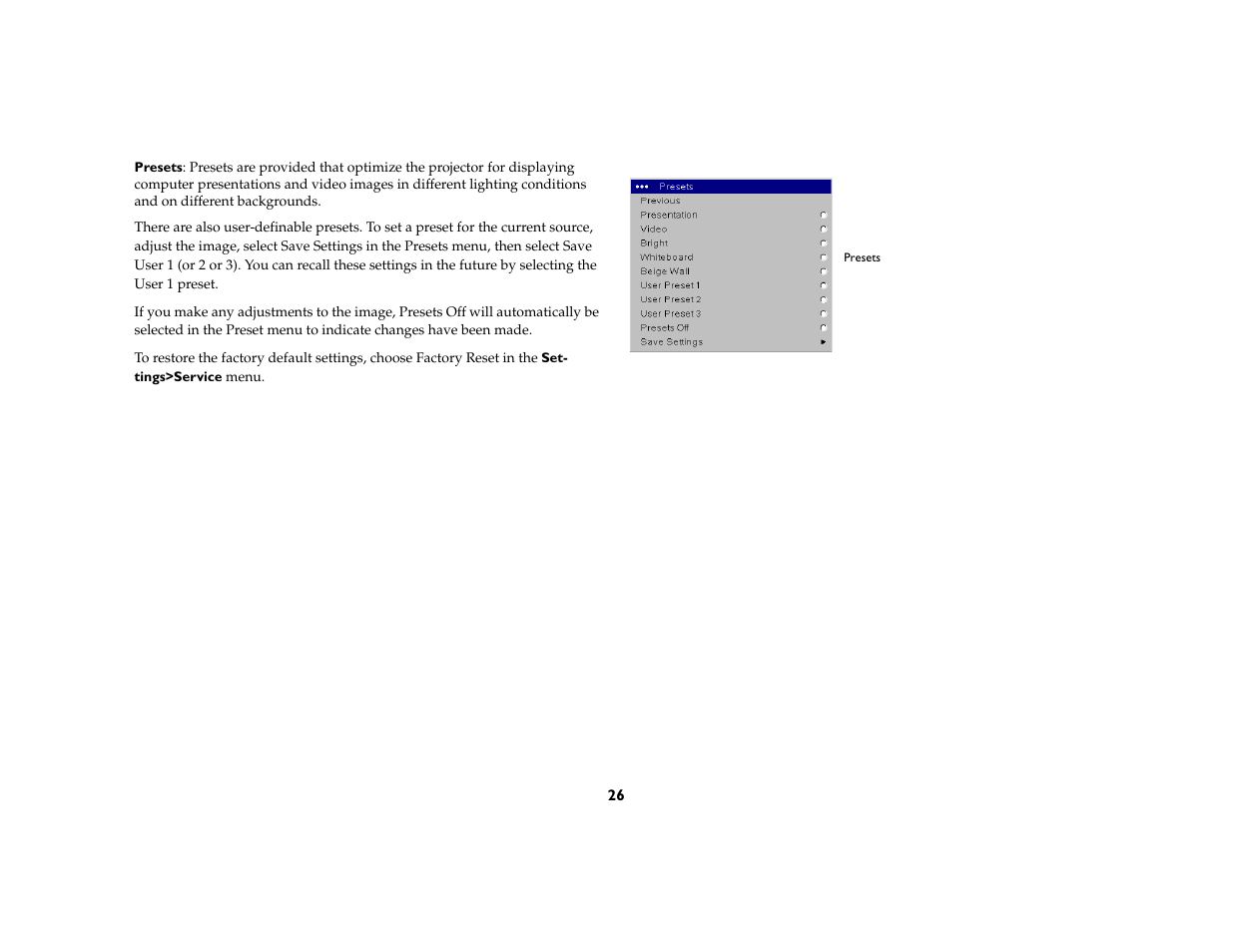 InFocus IN37 User Manual | Page 27 / 39