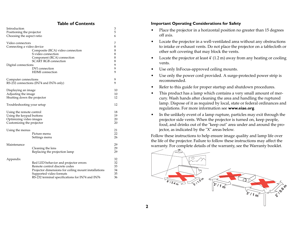 InFocus IN76 User Manual | Page 11 / 54