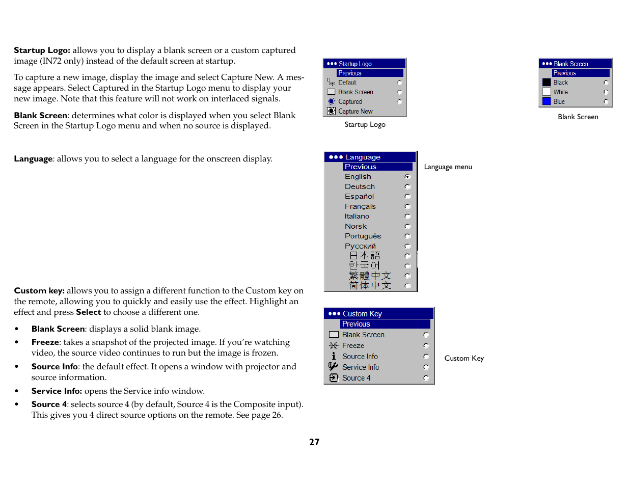 InFocus IN76 User Manual | Page 36 / 54