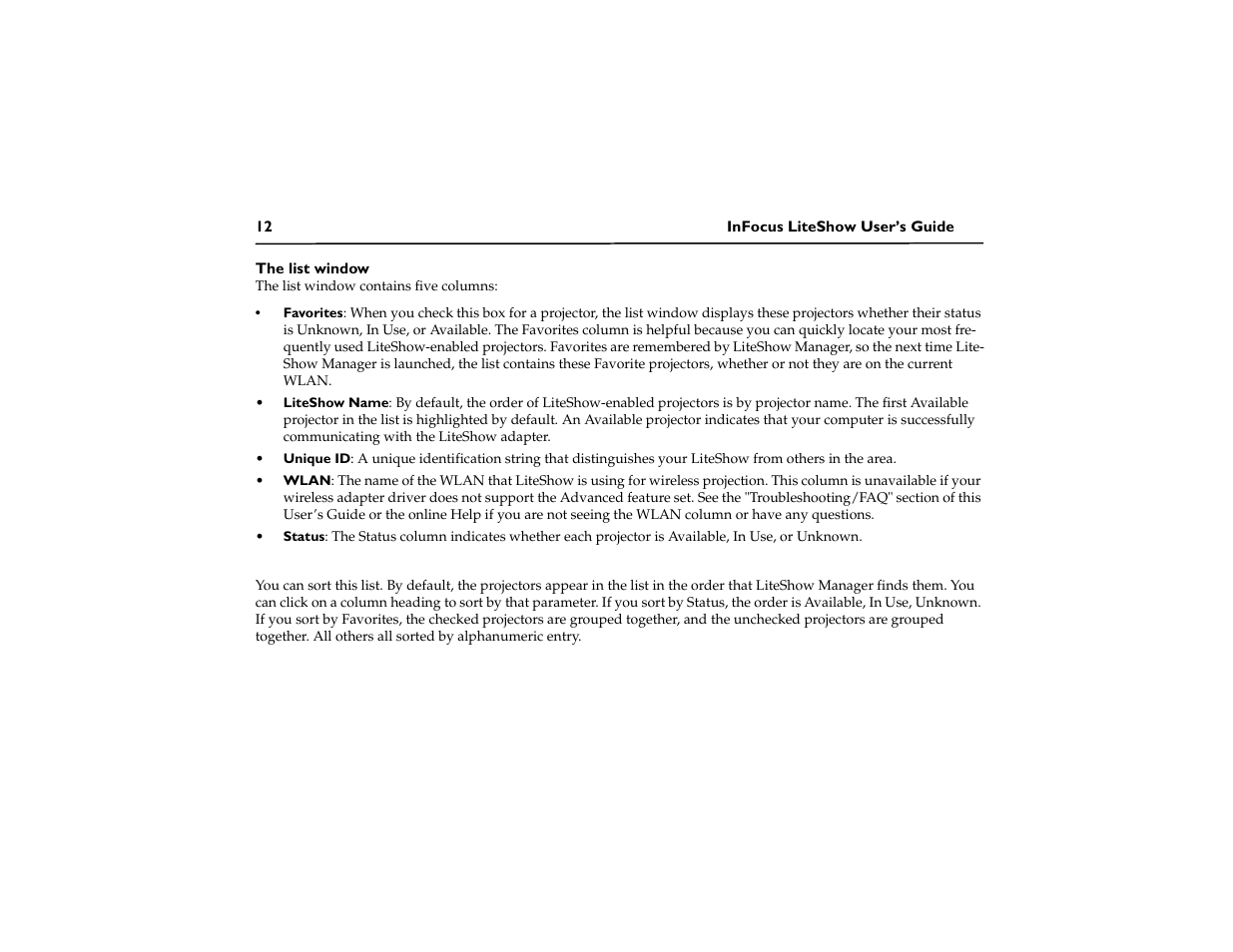 InFocus LiteShow network adapter User Manual | Page 17 / 52