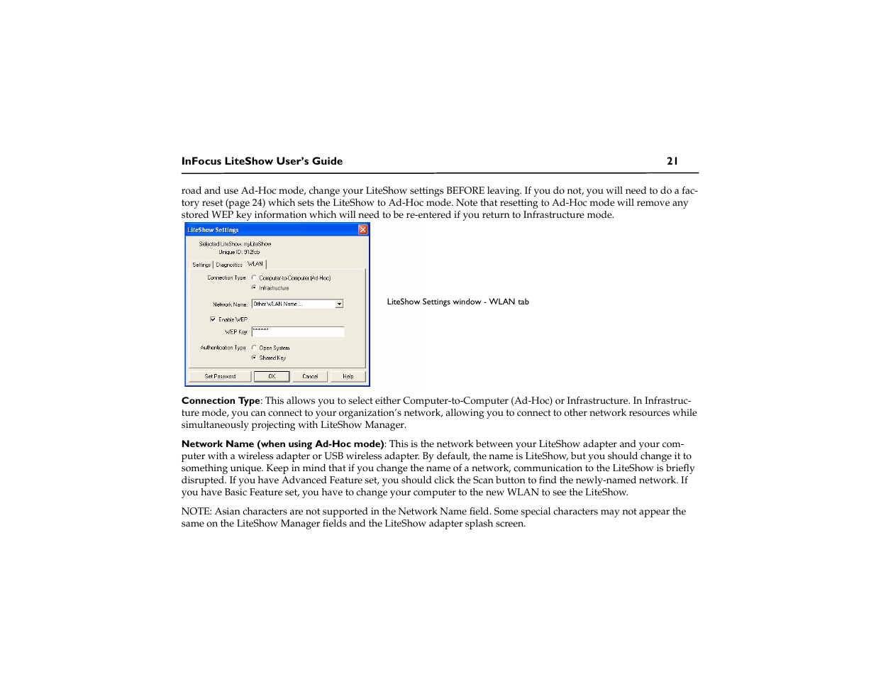 InFocus LiteShow network adapter User Manual | Page 26 / 52
