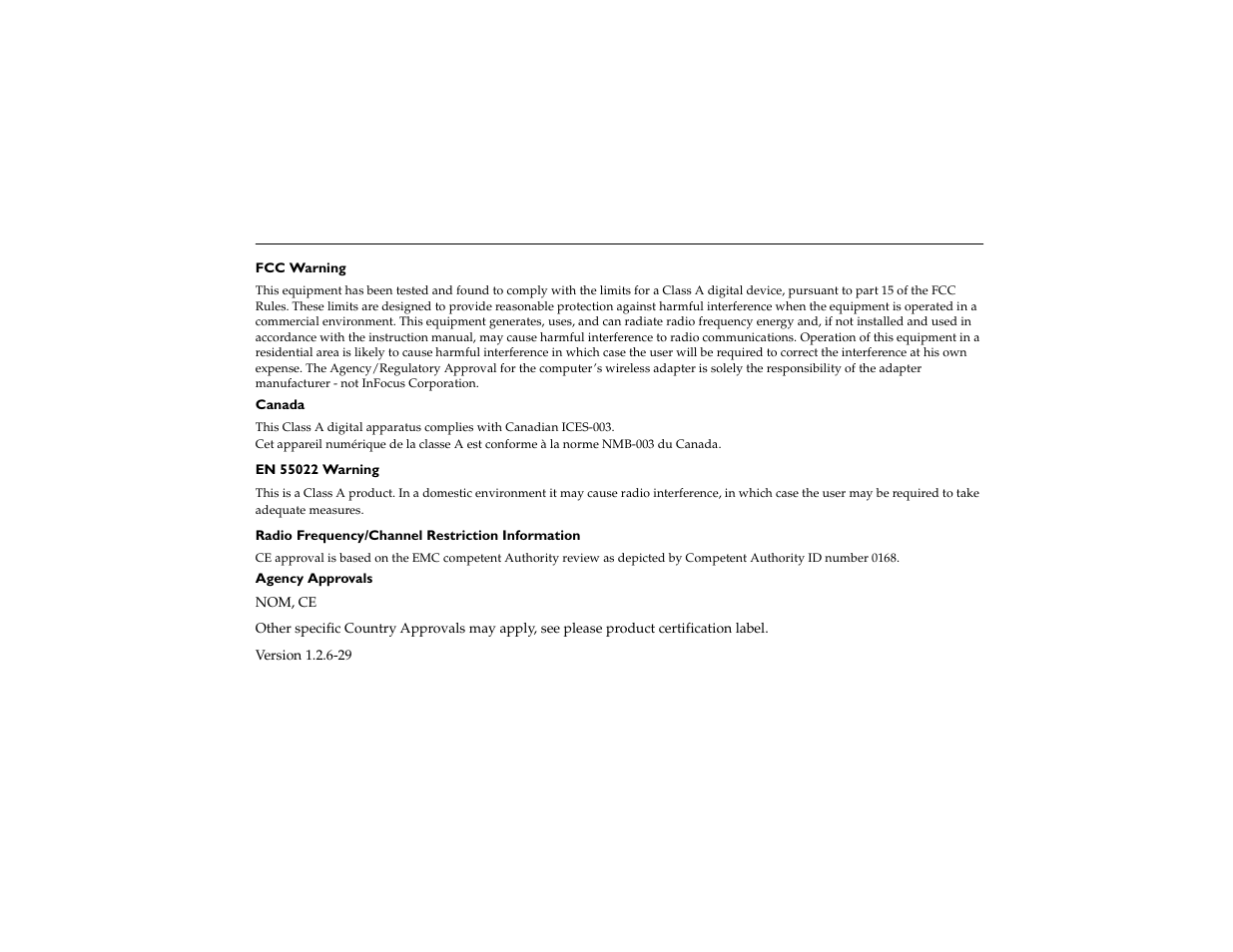 InFocus LiteShow network adapter User Manual | Page 3 / 52