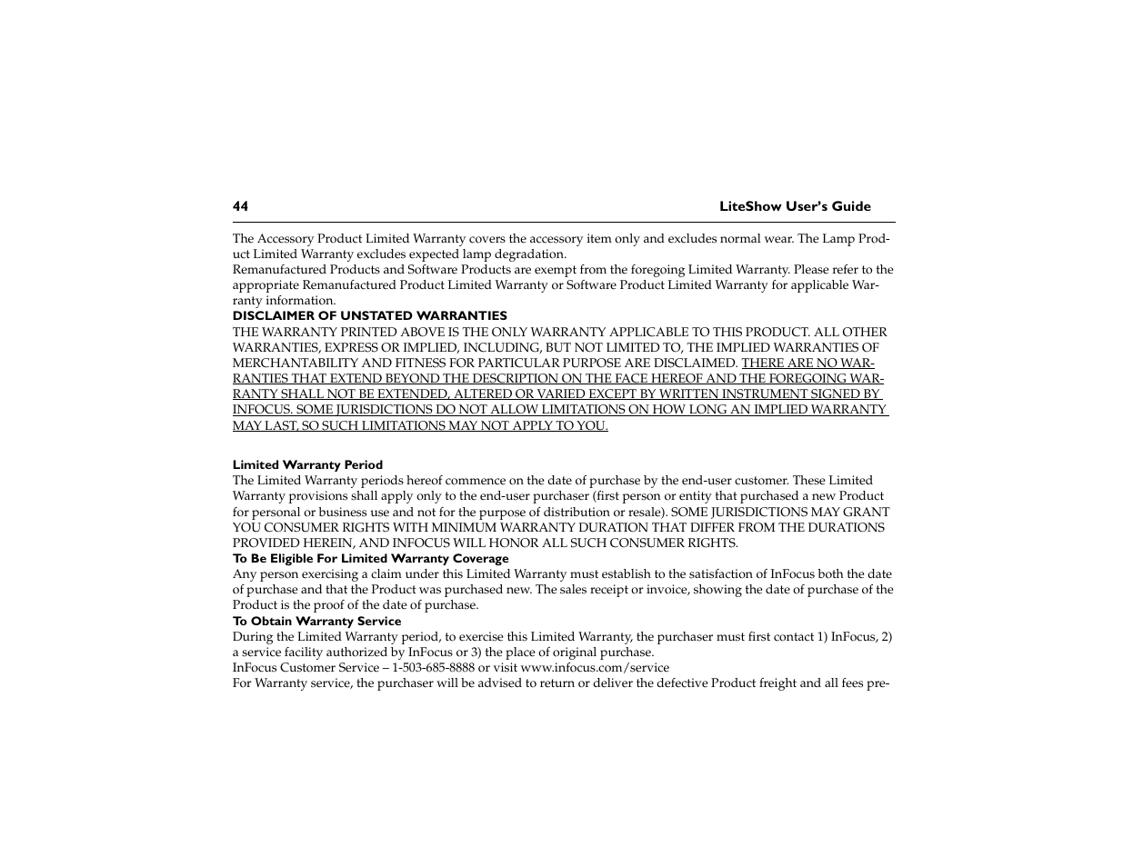 InFocus LiteShow network adapter User Manual | Page 49 / 52