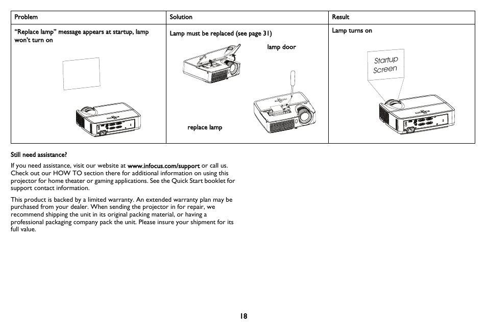 InFocus IN116 User Manual | Page 19 / 35