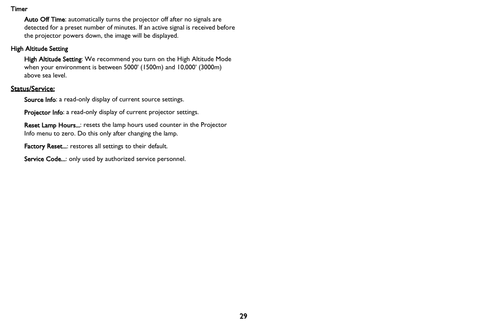 InFocus IN116 User Manual | Page 30 / 35