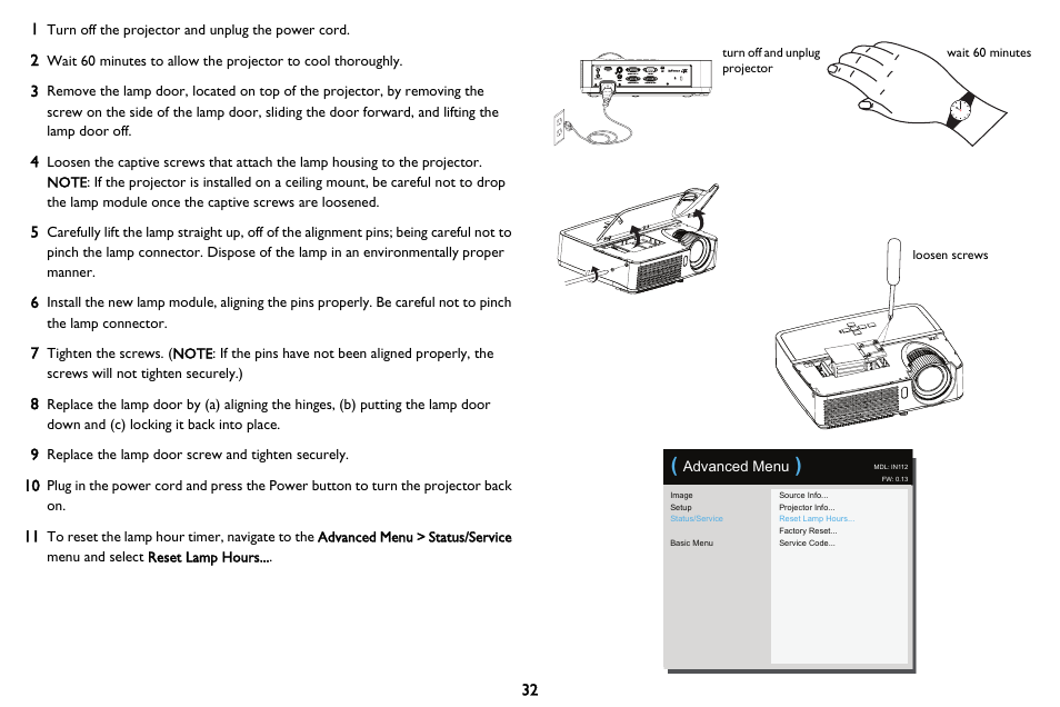 InFocus IN116 User Manual | Page 33 / 35