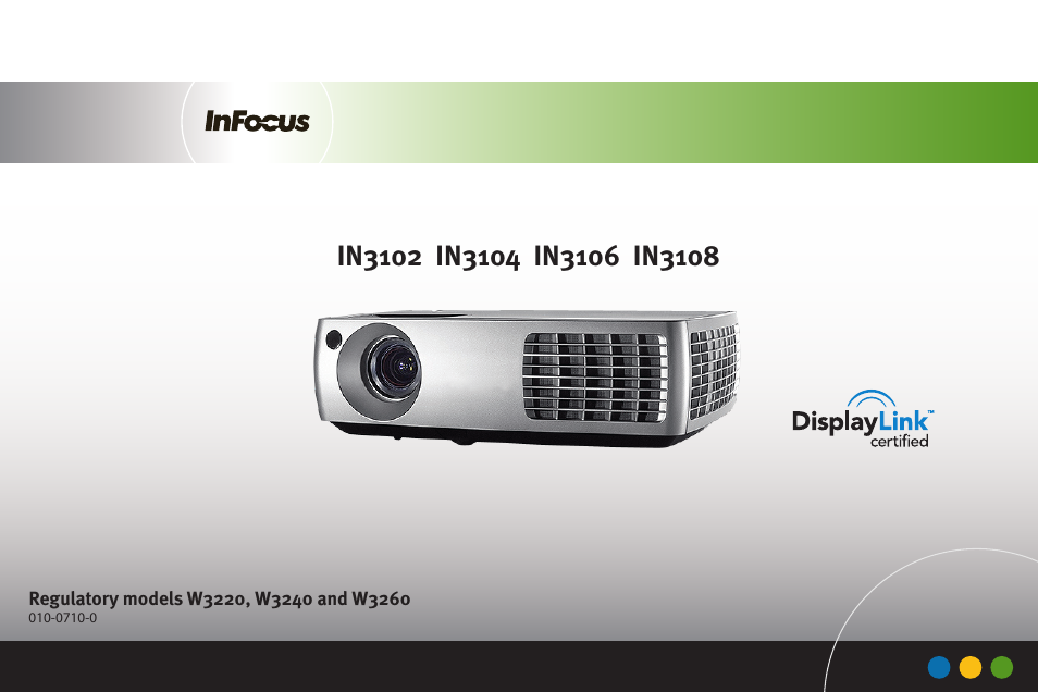InFocus IN3102 User Manual | 39 pages