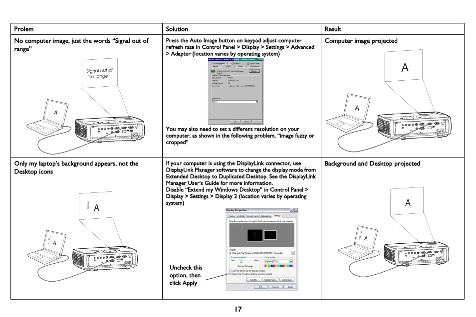 InFocus IN3102 User Manual | Page 18 / 39