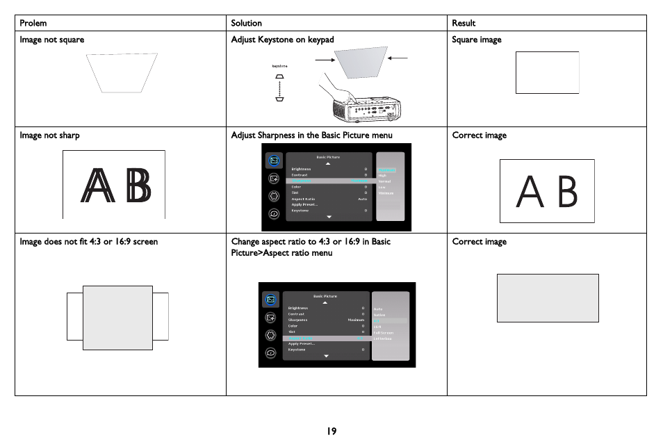 InFocus IN3102 User Manual | Page 20 / 39