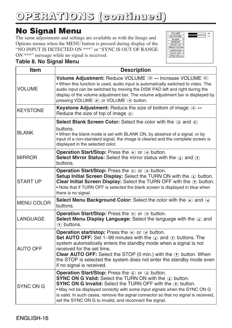 InFocus liquid crystal User Manual | Page 18 / 26