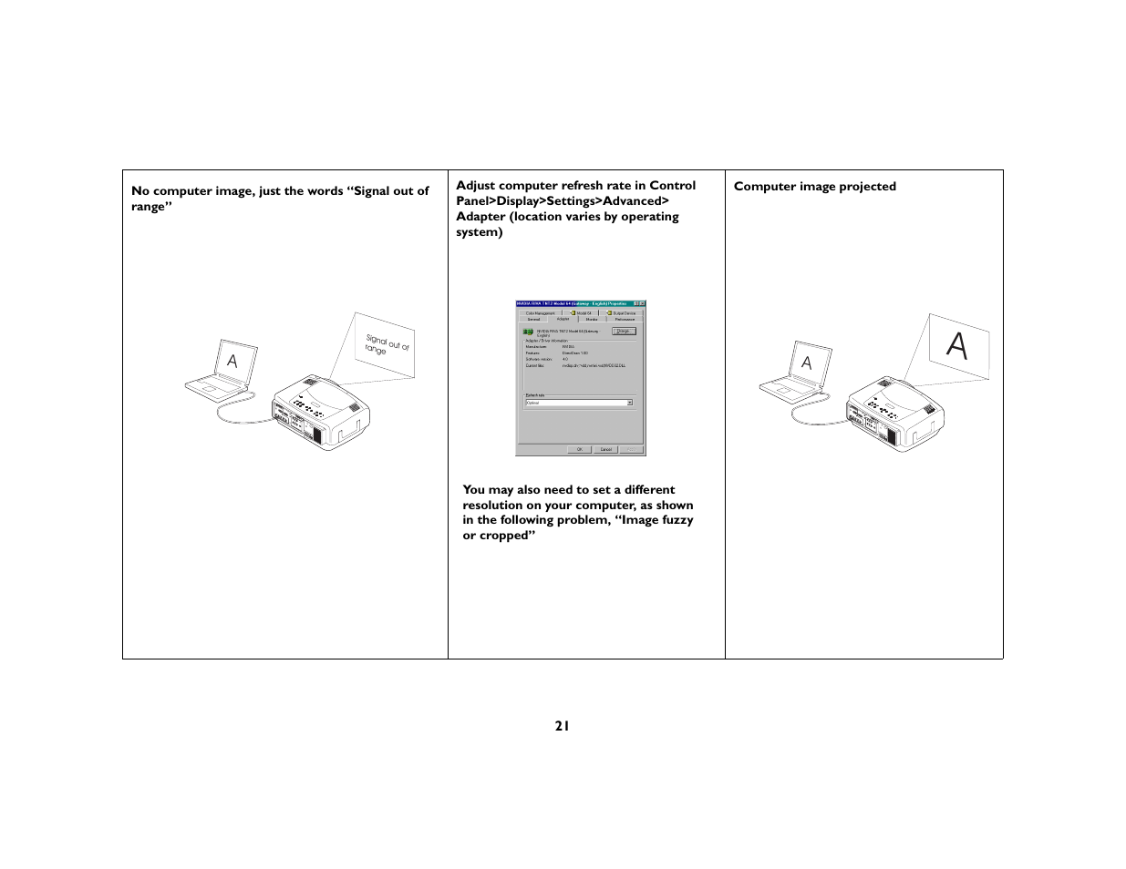 InFocus DP8400x User Manual | Page 22 / 61