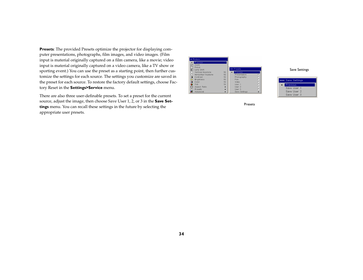 InFocus DP8400x User Manual | Page 35 / 61