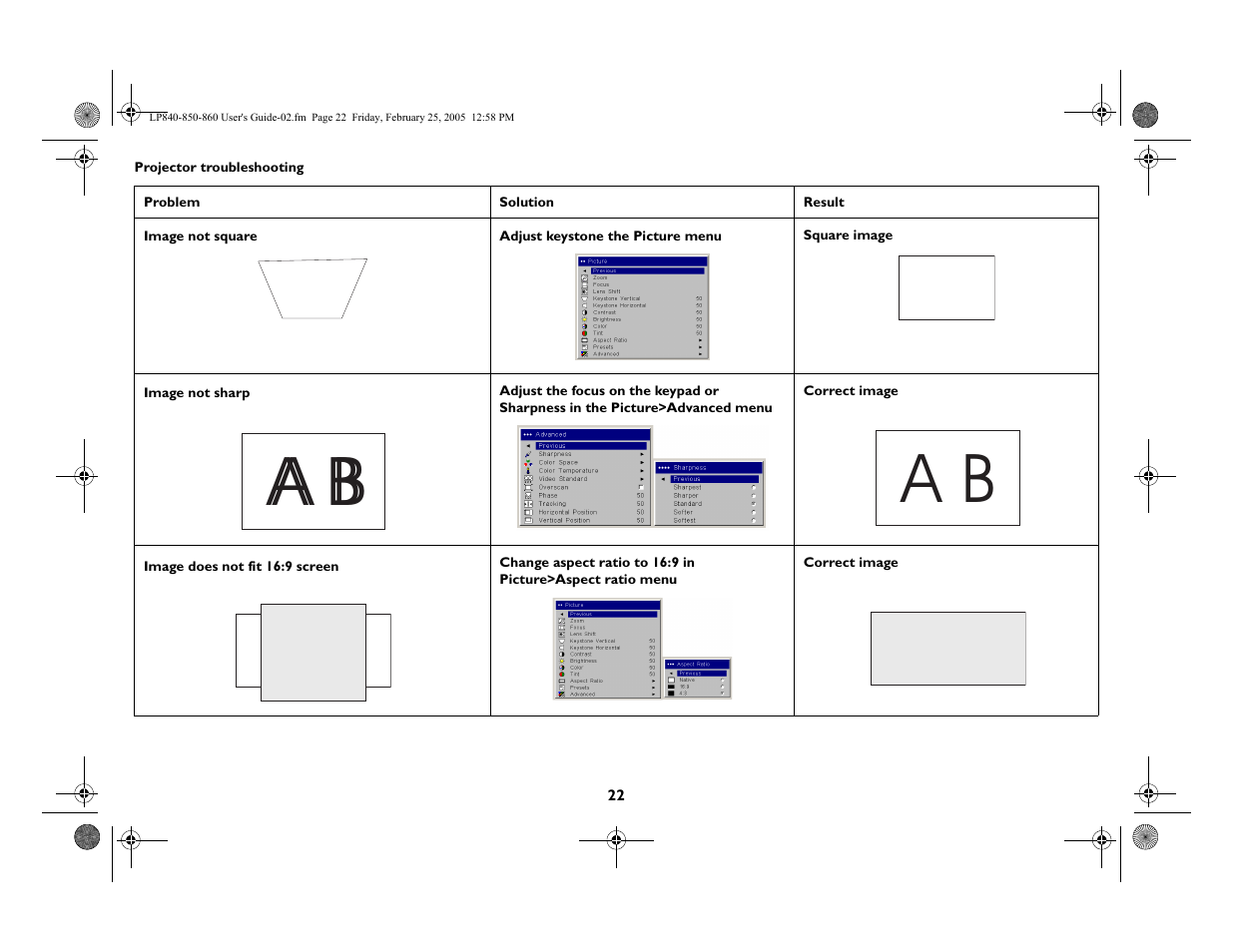 InFocus INTEGRATION LP840 User Manual | Page 24 / 60