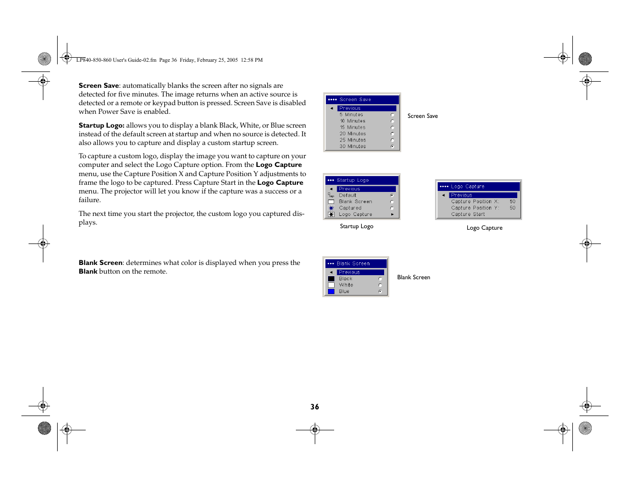 InFocus INTEGRATION LP840 User Manual | Page 38 / 60
