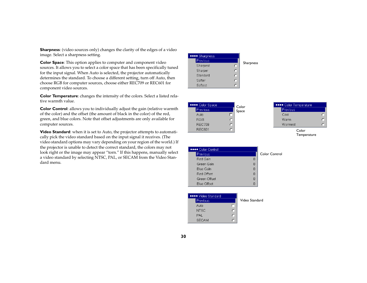 InFocus IN20 User Manual | Page 31 / 41