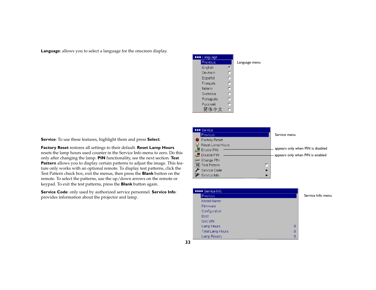 InFocus IN20 User Manual | Page 34 / 41