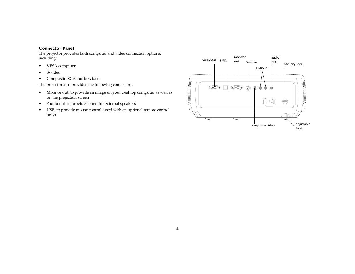 InFocus IN20 User Manual | Page 5 / 41