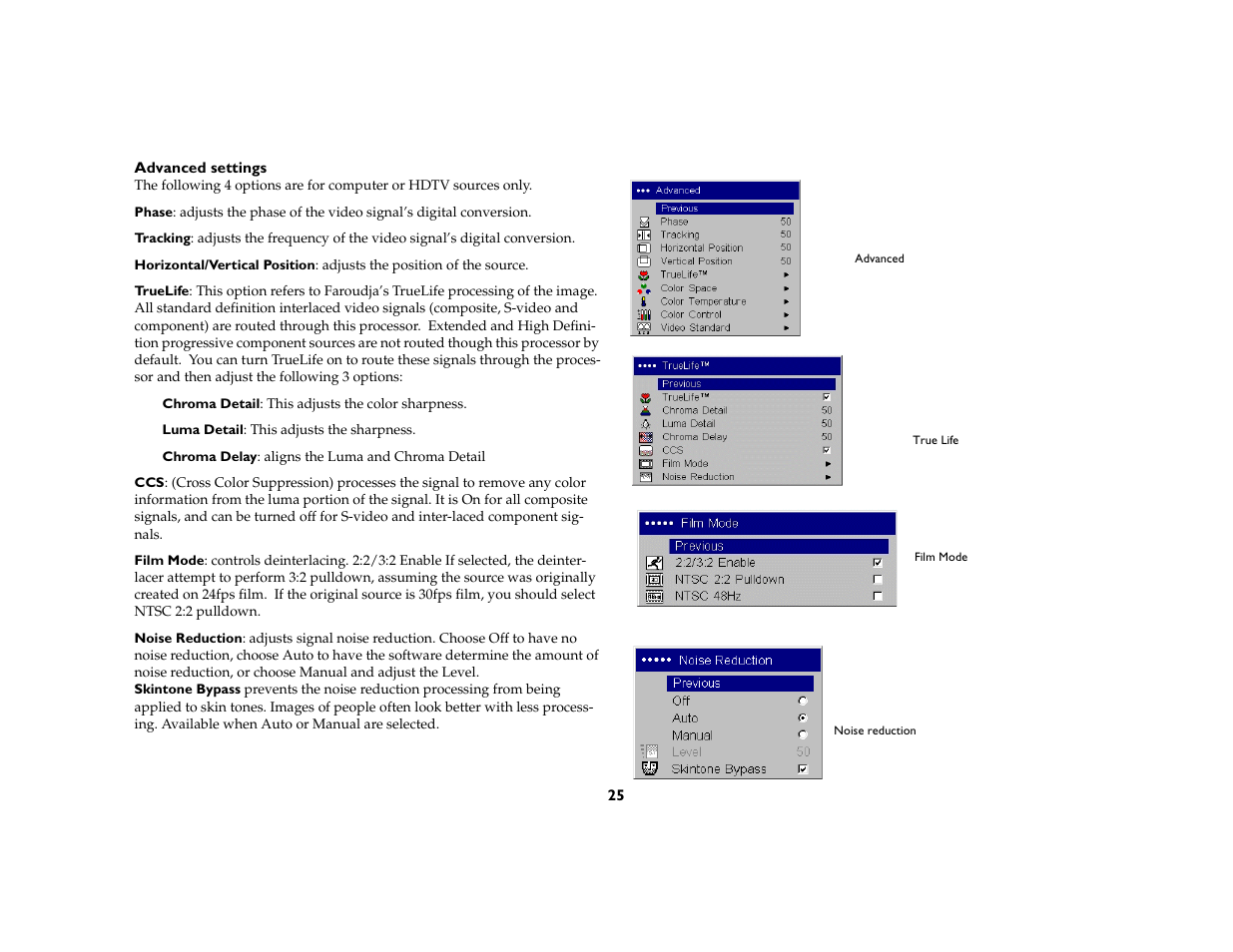 InFocus 5700 User Manual | Page 25 / 43