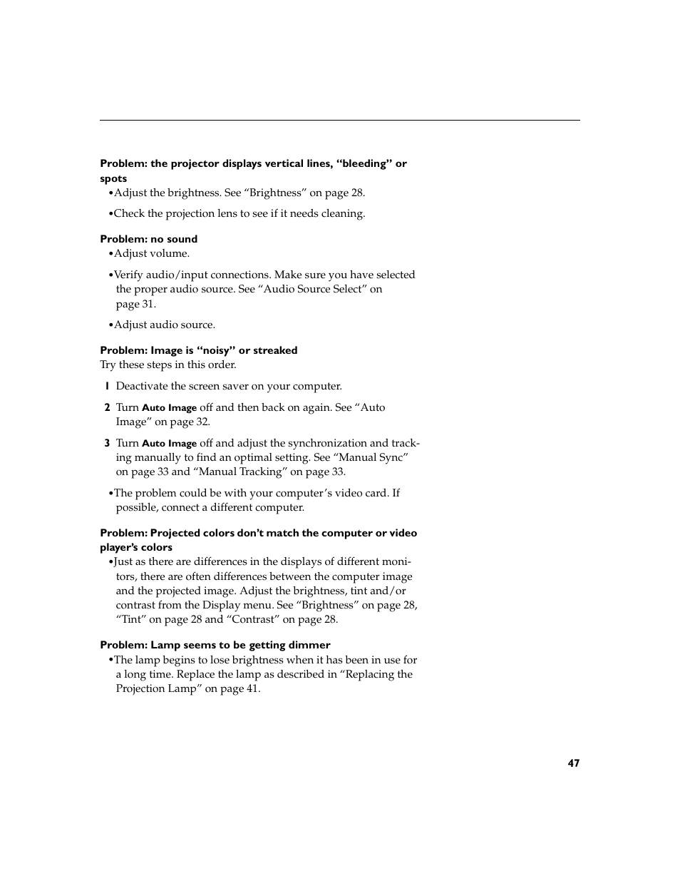 InFocus XGA multimedia projector LP930 User Manual | Page 56 / 77