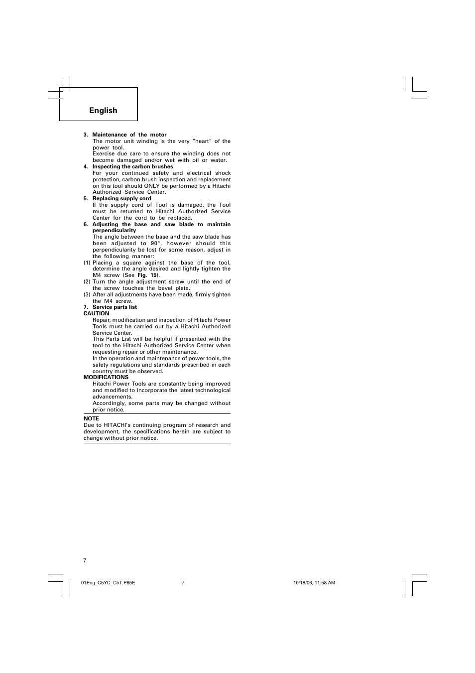 English | InFocus C 5YC User Manual | Page 8 / 22