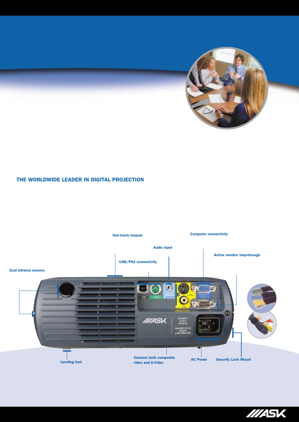 Great return on investment, The worldwide leader in digital projection | InFocus C40/C50 User Manual | Page 3 / 4