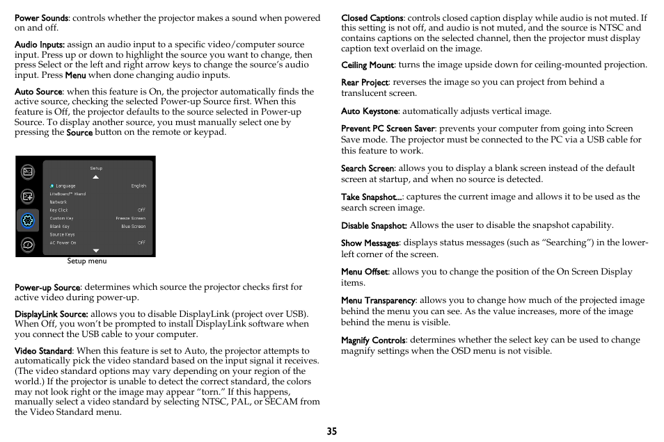 InFocus DISPLAY LINK IN3902LB User Manual | Page 36 / 51