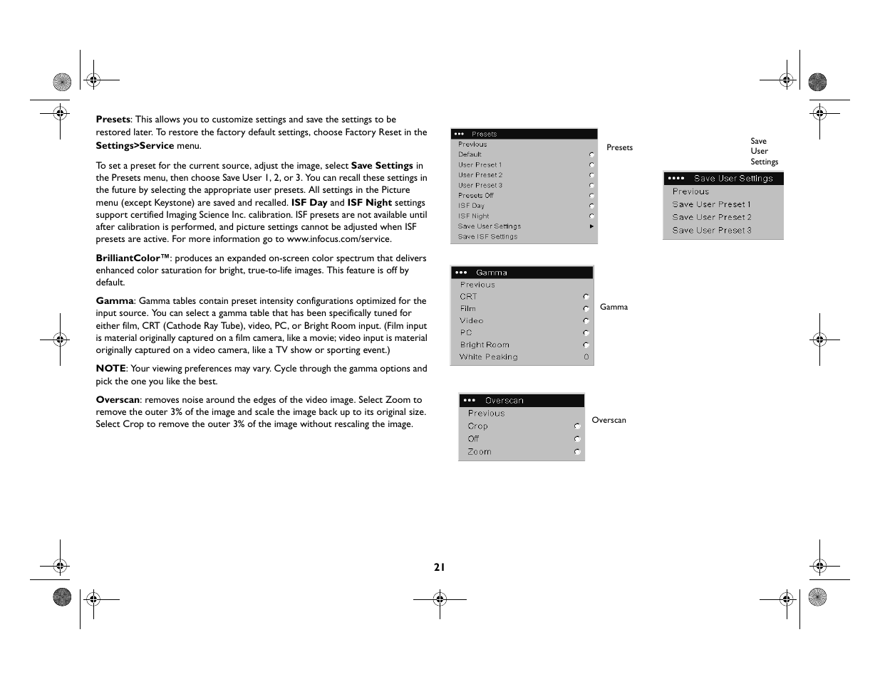 InFocus Play Big IN82 User Manual | Page 22 / 39