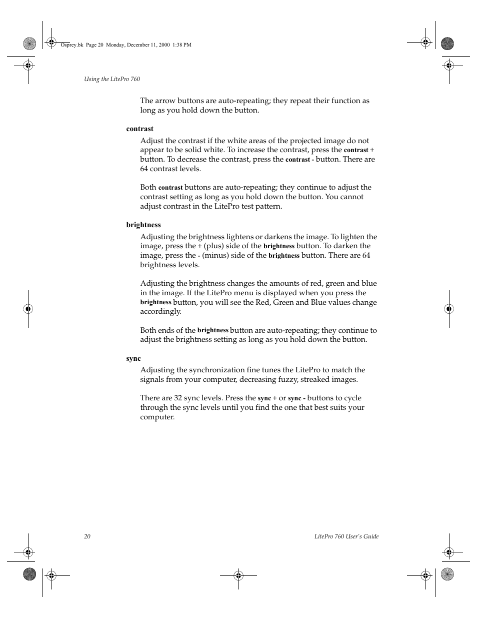 InFocus 760 User Manual | Page 29 / 63