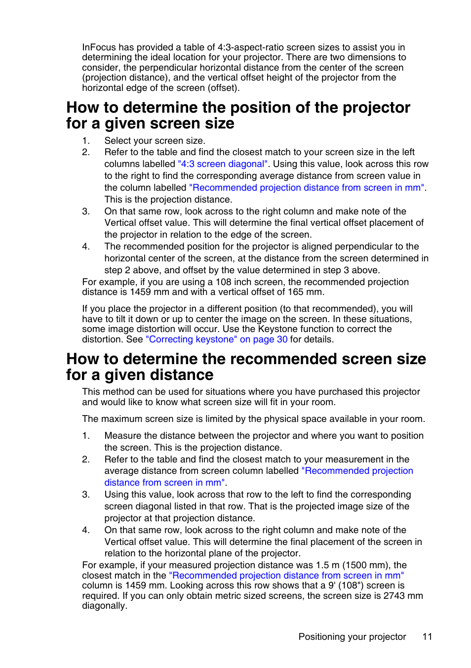 InFocus XS1 User Manual | Page 11 / 61