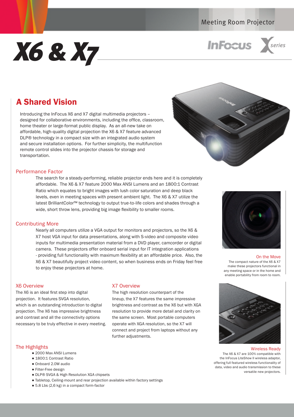 InFocus X7  EN User Manual | 2 pages