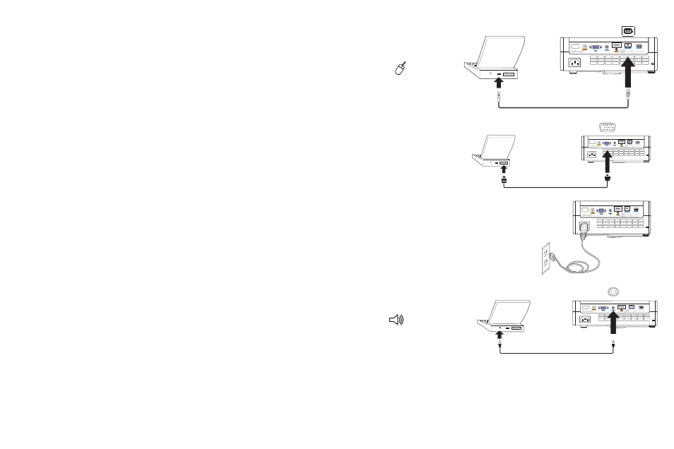 Connecting a computer source | InFocus IN1503 User Manual | Page 9 / 40