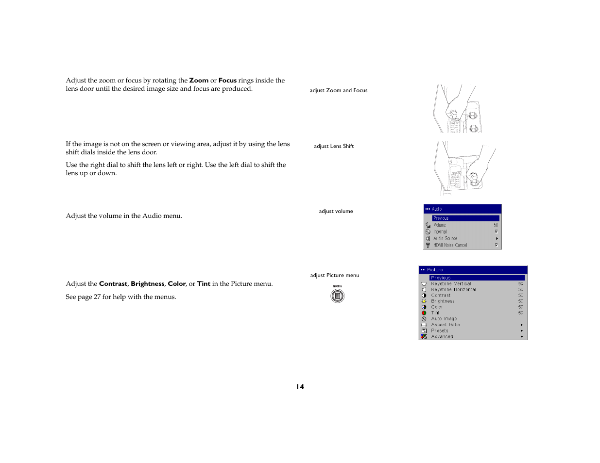 InFocus IN5104 User Manual | Page 15 / 51