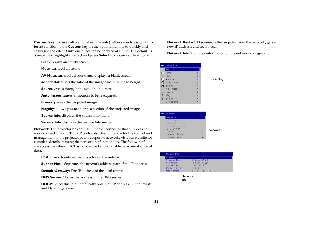 InFocus IN5104 User Manual | Page 34 / 51