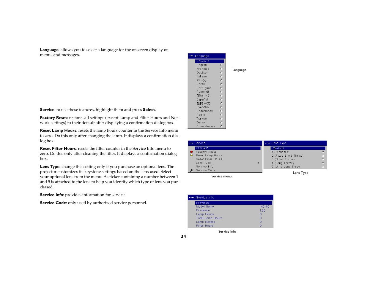 InFocus IN5104 User Manual | Page 35 / 51